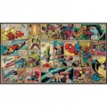 Roommates Roommates JL1290M Marvel Classics Comic Panel Mural 6 ft. x 10.5 ft. - Ultra-strippable JL1290M
